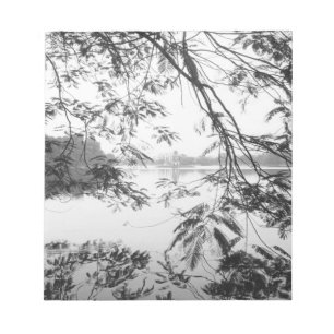 Hanoi Vietnam, Hoan Kiem See Aussicht Notizblock