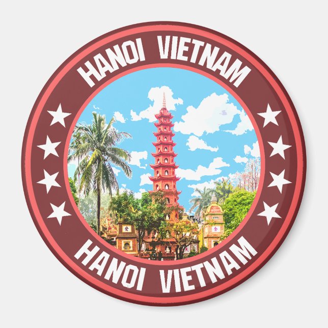 Hanoi Vietnam Magnet (Vorne)