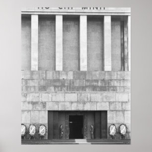 Hanoi Vietnam, Mausoleum von Ho Chi Minh Poster