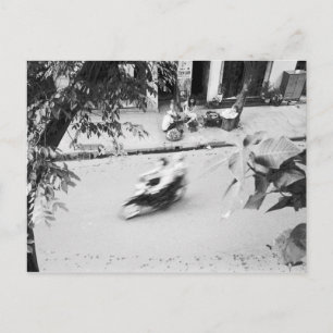 Hanoi Vietnam, Motorrad in Old Hanoi Postkarte