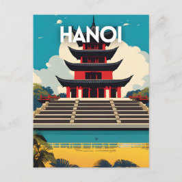 Hanoi Vietnam Postkarte