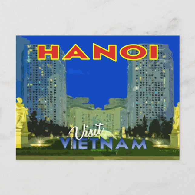 Hanoi, VIetnam, Postkarte aus der Serie.. (Vorderseite)