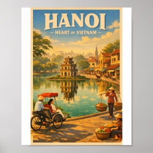 Hanoi Vietnam Reise 2026 Poster