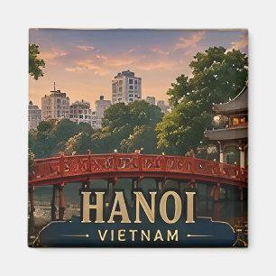 🧲 Hanoi Vietnam Reiseandenken für Besucher 🧲 Magnet