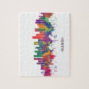 Hanoi Vietnam Skyline Puzzle