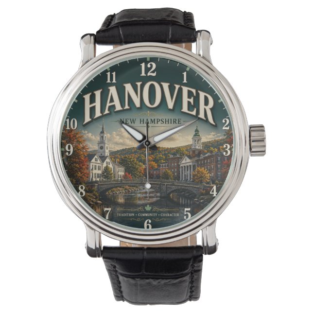 Hanover New Hampshire Armbanduhr (Vorderseite)