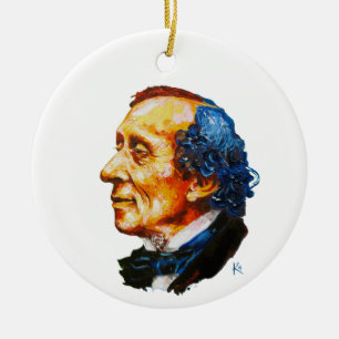 Hans Christlich Andersen Malerei Keramik Ornament