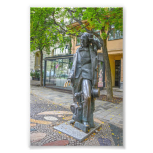 Hans Christlich Andersen Statue, Bratislava, Slowa Fotodruck