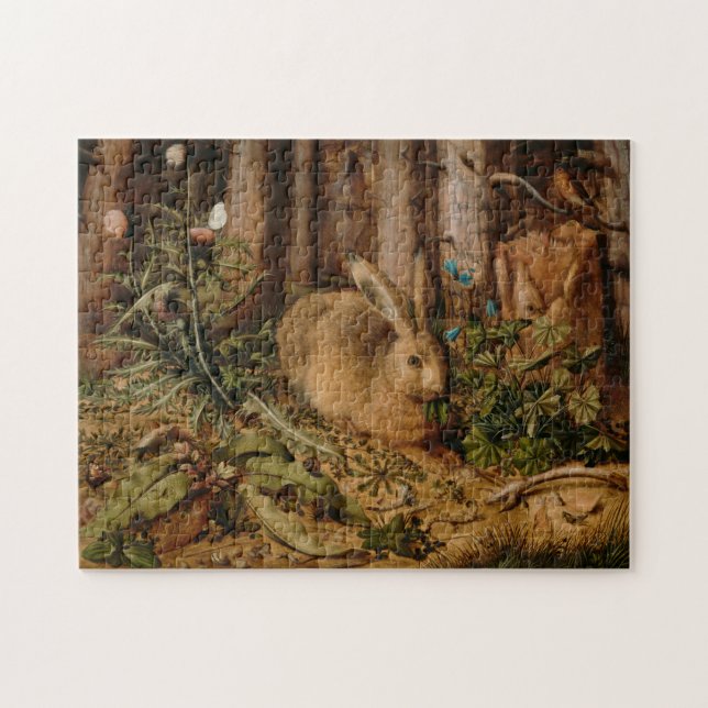 Hans Hoffmann ein Hase im Wald Puzzle (Horizontal)