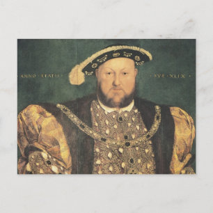 Hans Holbein der jüngere Heinrich VIII Postkarte