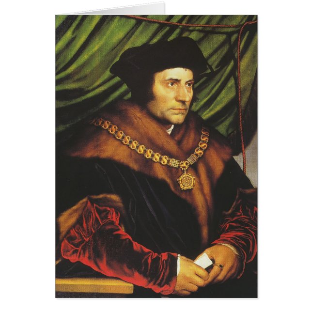 Hans Holbein - Porträt von Sir Thomas More (Vorne)