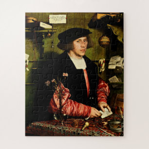 Hans Holbein The Young - Der Handelsmann Georg Gis Puzzle