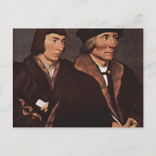Hans Holbein - Thomas Godsalve von Norwich und Soh Postkarte