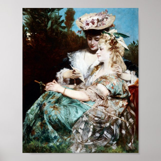 Hans Makart, Liebe (1875) Poster (Vorne)