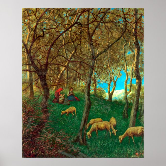 Hans Thoma Am Gardasee Poster (Vorne)