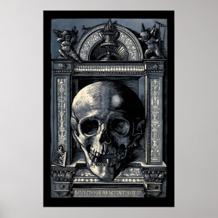 Hans Wechtlin Totendruck Renaissance-Holzschnitt Poster