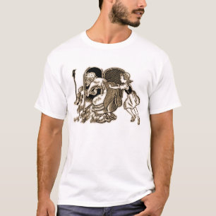 Hansel u. Gretel - Gretel drückt die Hexe T-Shirt