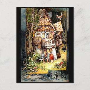 Hänsel und Gretel 2 Vintage-Postkarte Postkarte