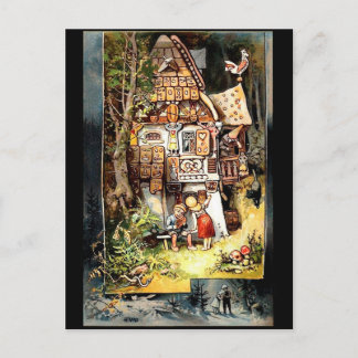 Hänsel und Gretel 2 Vintage-Postkarte Postkarte