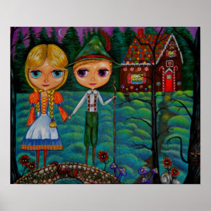 Hansel und Gretel Blythe Dolls Poster