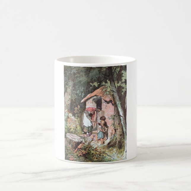 Hänsel und Gretel – Gebrüder Grimm Märchen Kaffeetasse (Mittel)