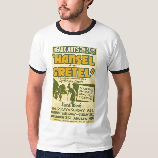 Hansel und Gretel - Oper durch Engelbert T-Shirt (Vorderseite)