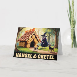 Hansel und Gretel Puppies Karte