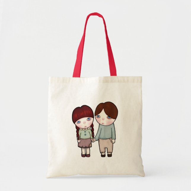 Hansel und Gretel Tragetasche (Vorne)