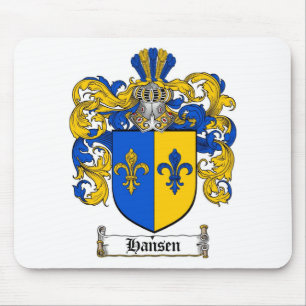 HANSEN FAMILIENWAPPEN - HANSEN WAPPEN MOUSEPAD