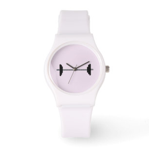 Hantel mit Gewichten Armbanduhr