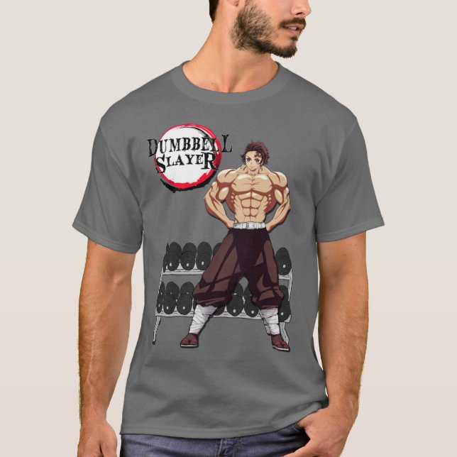 Hantel-Mörder Freund T-Shirt (Vorderseite)