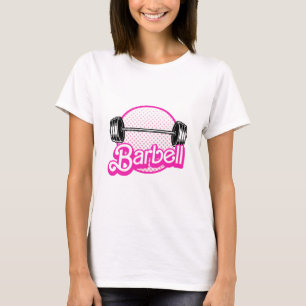 Hantel - rosa T-Shirt
