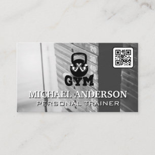Hanteln   Fitness-Logo   Kettle Bell Visitenkarte