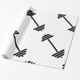 Hanteln Geschenkpapier