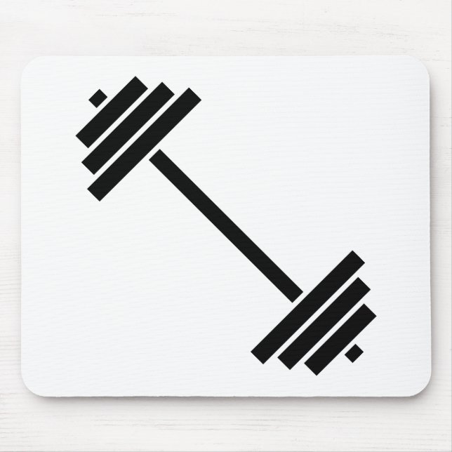 Hanteln Mousepad (Vorne)