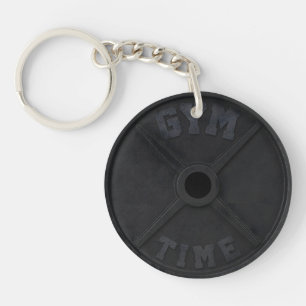 Hantelscheibe 20-kg "GYM TIME" für eine Gym-Person Schlüsselanhänger