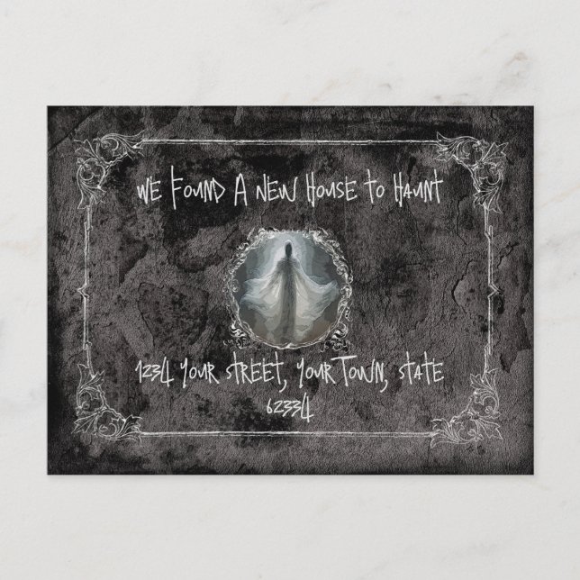 Hantieren Sie unser erstes Haus Postkarte (Vorderseite)