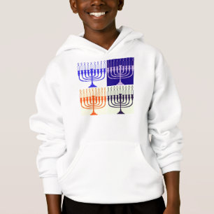 Hanukah Menorah Hoodie
