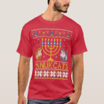 Hanukcats Hanukkah Cat Lovers Ugly Holidays Animal T-Shirt<br><div class="desc">Hanukcats Hanukkah Cat liebt hässliche Feiertage Tiere.</div>