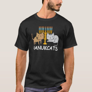 Hanukcats Jüdische Süße Katzen  Chanukka  Katze T-Shirt