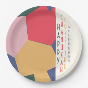 Hanukka Dreidel Time Pappteller