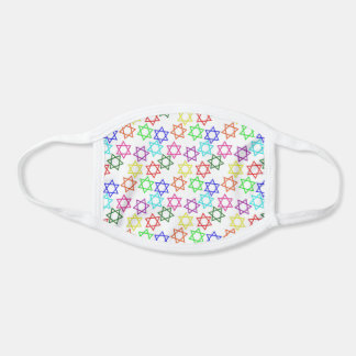 Hanukka Regenbogen Stern von David Mund-Nasen-Maske