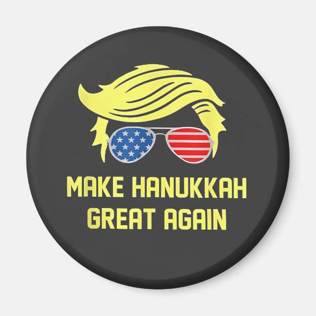 Hanukka wieder groß machen Trump jüdisch Magnet (Vorne)