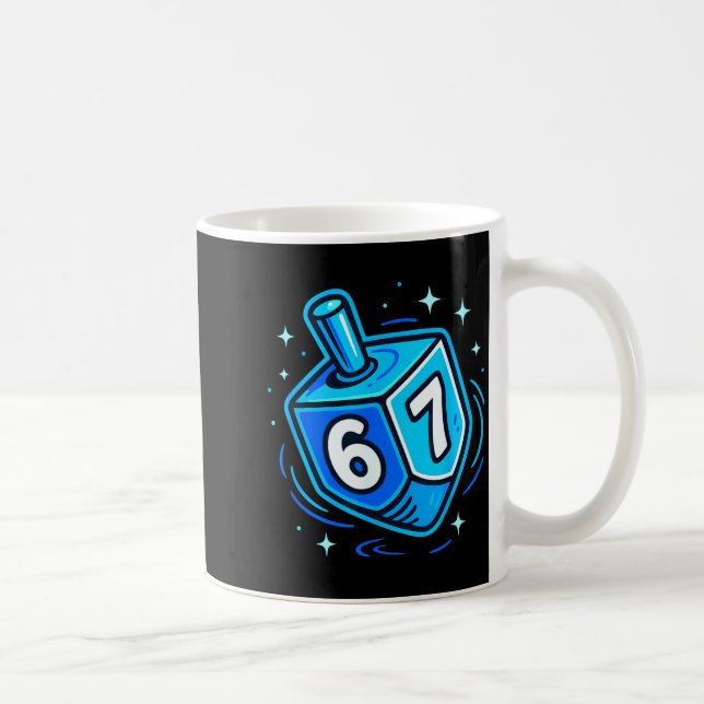 Hanukkah 67 Meme Chanukah Jewish Men Women Kids  Kaffeetasse (Rechts)