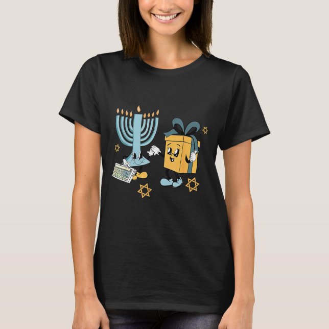 Hanukkah Aac Speech Therast Slp Communication Acce T-Shirt (Vorderseite)
