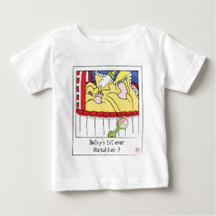 Hanukkah Baby Fine Jersey T - Shirt "Dreidel in Bo