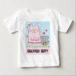 Hanukkah Baby Jersey T - Shirt Cat and Mouse<br><div class="desc">Hanukkah Happy Baby FIne Jersey T - Shirt/Cat and Mouse. Persönlich gestalten, indem Sie Ihren bevorzugten Schriftart Stil, Farbe, Größe und Wortlaut wählen. Dieses nette Katz- und Mausteam ist bereit und warte Hanukkah in diesem Jahr zu feiern. Danke, dass du angehalten und eingekauft hast! Ihr Geschäft ist sehr zu schätzen....</div>
