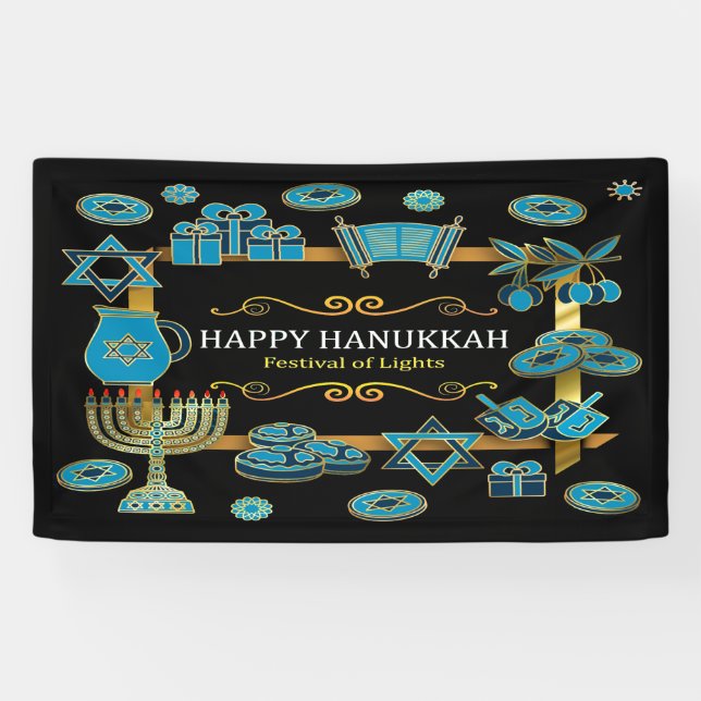 Hanukkah Banner (Horizontal)