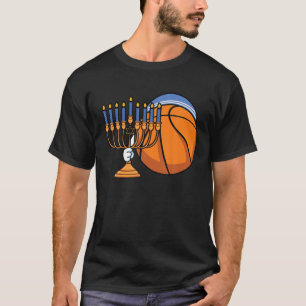 Hanukkah Basketball Festival der Lichter Chanukah  T-Shirt