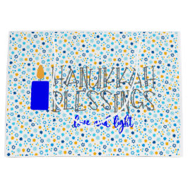 Hanukkah Blessings Große Geschenktüte